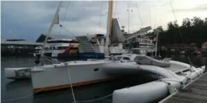 Dick Newick trimaran delivery by yacht delivery solutions from Langkawi to NZ