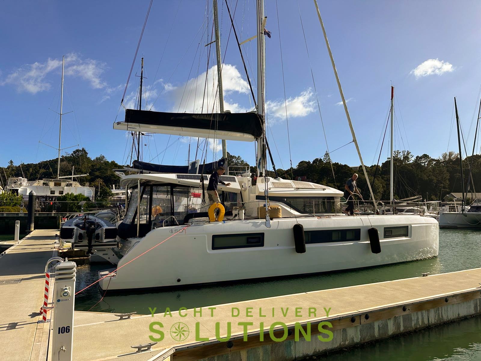 Lagoon 50 delivered by yacht delivery solutions