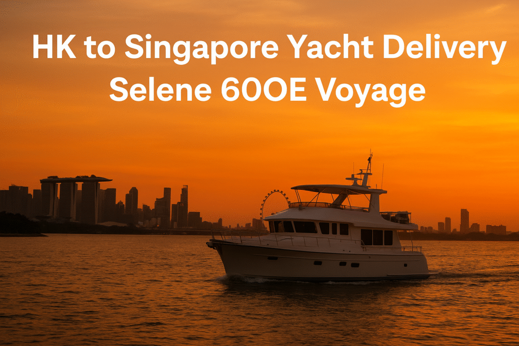 HK to Singapore yacht delivery