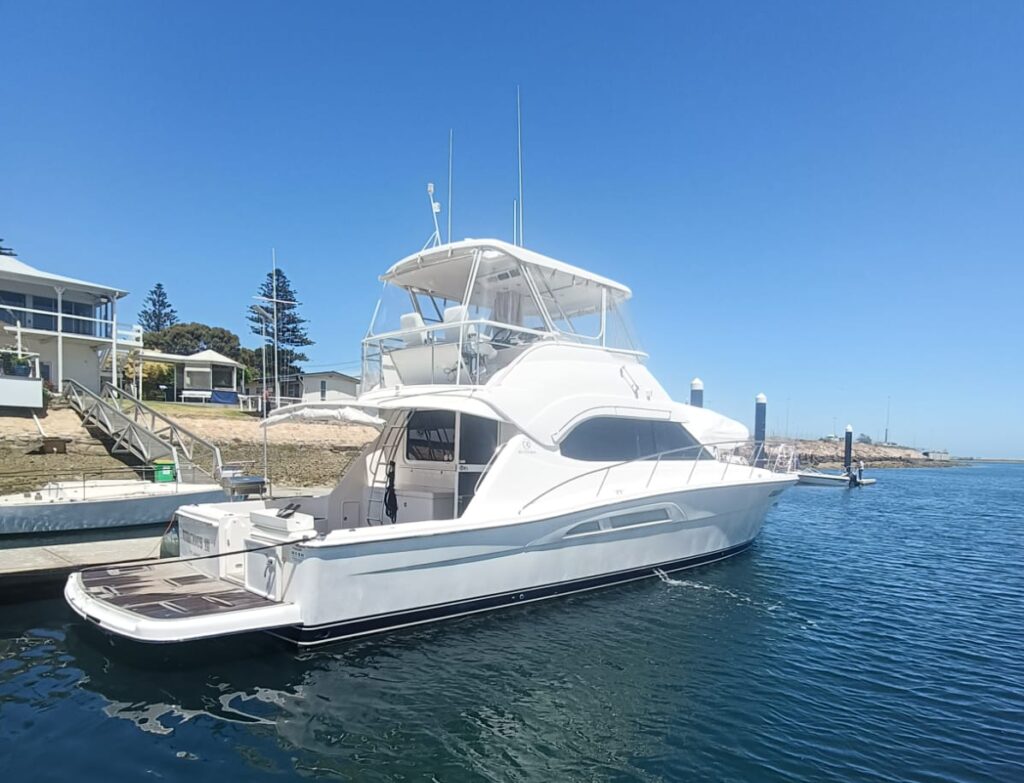 Riviera 47 on a yacht delivery in Phuket, thailand