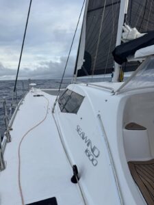 seawind 1600 yacht delivery showing the seawind logo in asia