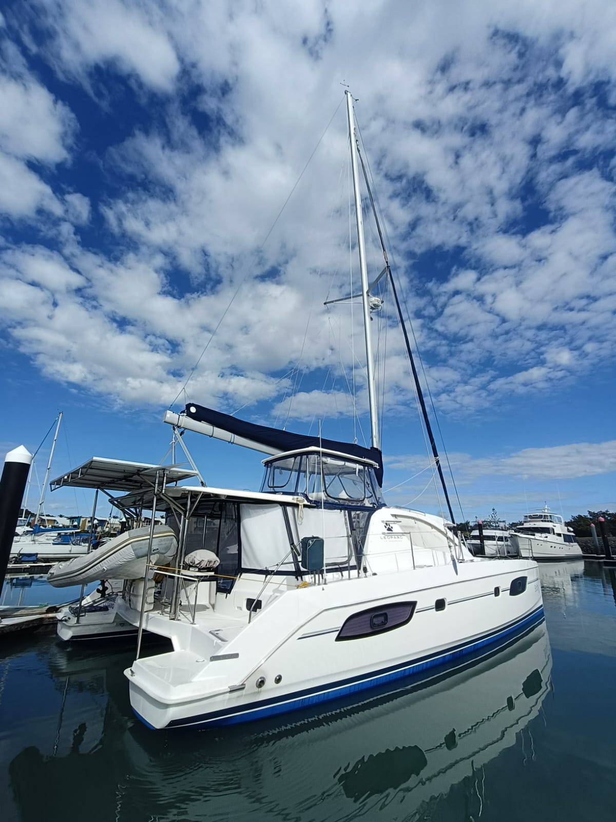 leopard 44 yacht delivery catamaran skipper